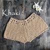 The Best Women Ladies Summer Mini Knitwear Casual Shorts New Fashion Holiday Shorts Hot Swim Board Shorts High Waist Solid Trousers Online - Hplify
