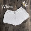 The Best Women Ladies Summer Mini Knitwear Casual Shorts New Fashion Holiday Shorts Hot Swim Board Shorts High Waist Solid Trousers Online - Hplify