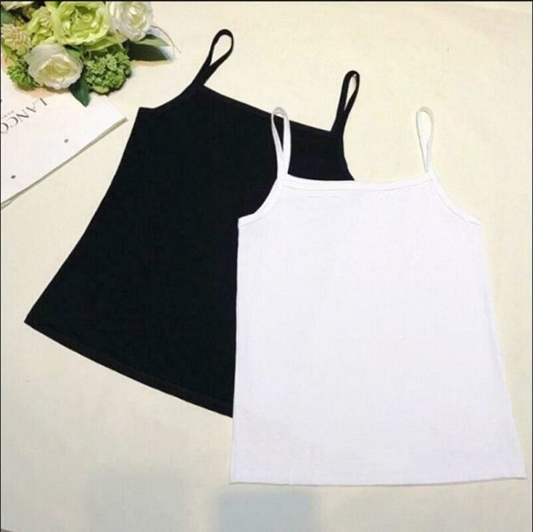 The Best Women Ladies Summer Sexy Slim Fit Camisole Sleeveless Solid Casual Tank Top Active Sports Daily Short Vest New Online - Hplify