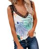The Best Women Lady Sexy Floral Summer Casual Sleeveless Tank Top Vest Fashion Lace Camisole Blouse Crop Tops Shirt Summer Clothes Online - Hplify