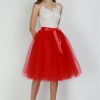 The Best Women Layers Tulle Midi Skirt Fashion Princess Girls Ballet Tutu Dance Skirt High Waist Summer Pleated Beach Skirt Online - Hplify