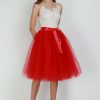 The Best Women Layers Tulle Midi Skirt Fashion Princess Girls Ballet Tutu Dance Skirt High Waist Summer Pleated Beach Skirt Online - Hplify