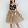 The Best Women Layers Tulle Midi Skirt Fashion Princess Girls Ballet Tutu Dance Skirt High Waist Summer Pleated Beach Skirt Online - Hplify