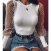 The Best Women Leotard Romper Bodysuit Blouse Summer Autumn Long Sleeve Tank Stretch Jumpsuit One Piece Slim Tops Online - Hplify