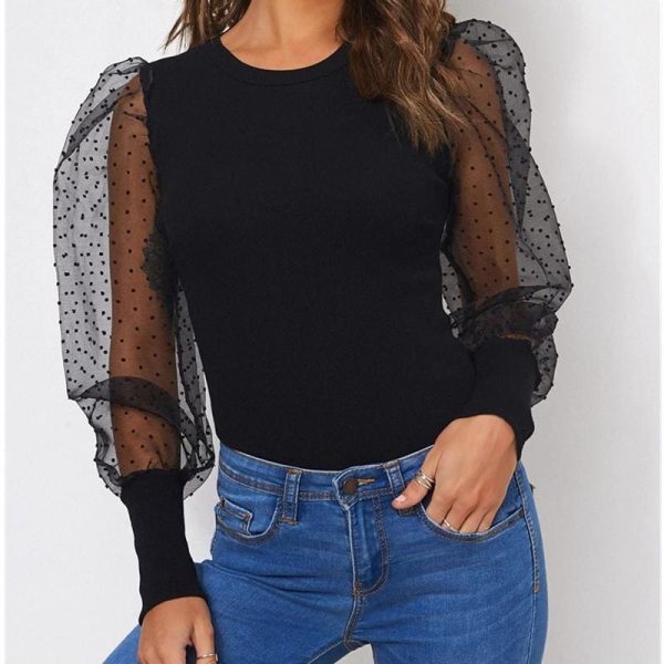 The Best Women Leotard Romper Bodysuit Blouse Summer Autumn Long Sleeve Tank Stretch Jumpsuit One Piece Slim Tops Online - Hplify