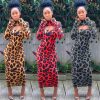 The Best Women Long Sleeve Leopard Bodycon Dress Autumn Ladies Evening Party Clubwear Slim Long Sexy Dress Online - Hplify