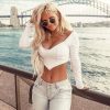 The Best Women Long Sleeve Wrap Shirt Deep V Neck Backless Blouse Crop Tops Ladies Slim Tank Top Holiday Streetwear Online - Hplify