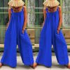 The Best Women Loose Baggy Jumpsuit Dungarees Playsuit Romper Ladies Casual Wide Leg Trousers Summer Holiday Clothing Online - Hplify