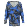The Best Women Loose Ladies Blouse Shirt Long Sleeve Summer Tops V neck Casual Camouflage Basic Tee Blouse Streetwear Online - Hplify