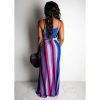 The Best Women Maxi Boho Dress Striped Summer Casual Beach Evening Party Long Sundress Fashion Ladies Sleeveless Dresses Online - Hplify