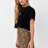 The Best Women Mini Skirt High Waist Leopard Zebra Print  Straight Soft Skirts Online - Hplify