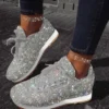 The Best Women Muffin Rhinestone New Crystal Platform Sneakers Online - Hplify