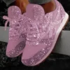 The Best Women Muffin Rhinestone New Crystal Platform Sneakers Online - Hplify
