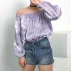 The Best Women Off Shoulder Autumn Summer Blouse Top Ladies Long Sleeve Casual Tops Shirt Holiday Beach Streetwear Online - Hplify