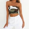 The Best Women Off Shoulder Elastic Tube Tops Summer Beach Ladies Bra Blouse Strapless Bandeau Casual Crop Top Shirt Online - Hplify