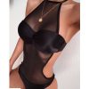 The Best Women One Piece Bikini Set Beachwear Push-Up Bra Swimwear Swimsuit Monokini Online - Hplify