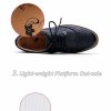 The Best Women Platform Oxfords Brogue Flats Shoes Leather Lace Up Pointed Toe Online - Source Silk
