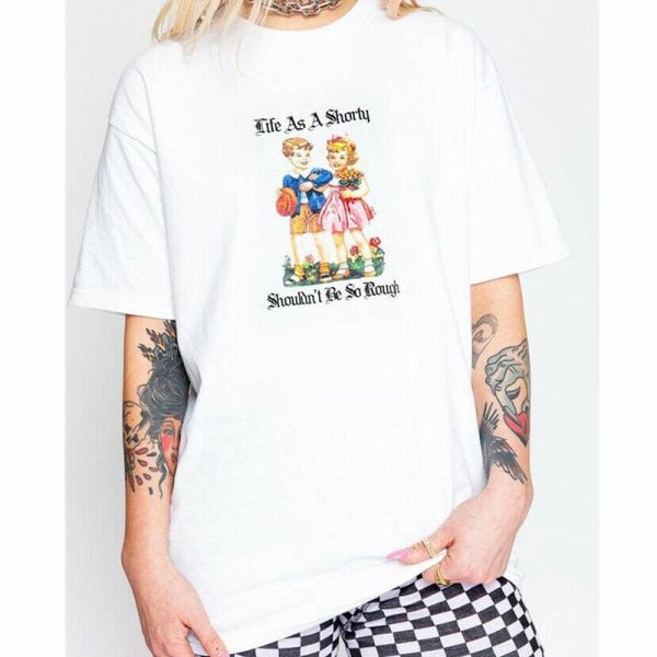 The Best Women Printed Short Sleeve Loose T-Shirts Ladies Summer Casual Tops Shirt Online - Hplify