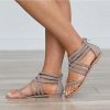 The Best Women Sandals Female Flat Sandals Rome Style Cross Tied Sandals Online - Source Silk