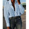 The Best Women See-through Sheer Chiffon Blouse Square Collar Shirt Long Sleeve Tees Tops Autumn Slim Blouses Shirts Online - Hplify