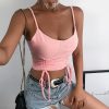 The Best Women Sexy Casual Tank Top Vest Blouse Sleeveless Summer Crop Top Shirt Solid Cotton Cami Top Online - Hplify
