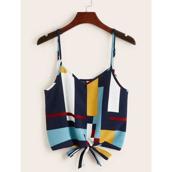 The Best Women Sexy Strappy Summer Sleeveless Camisole Vest Fashion Ladies Tank Top Beach Holiday Casual Shirt Cami Online - Hplify