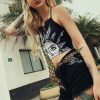 The Best Women Summer Casual Halter Strappy Bustier Bralette Corset Vest Ladies Sleeveless Beach Slim Crop Top Shirt Cami Top Online - Hplify