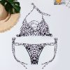 The Best Women Swimming Costume Backless Leopard Swimsuit Monokini Swimwear Beachwear Online - Hplify