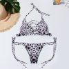 The Best Women Swimming Costume Backless Leopard Swimsuit Monokini Swimwear Beachwear Online - Hplify