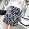 The Best Women Vintage Leopard Print A-line Short Skirt Autumn Hip Mini Skirt Online - Hplify