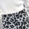 The Best Women Vintage Leopard Print A-line Short Skirt Autumn Hip Mini Skirt Online - Hplify
