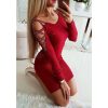 The Best Women's Bodycon Dress Ladies Autumn Casual Long Sleeve Cold-Shoulder Party Cocktail Sexy Bandage Slim Dress Online - Hplify
