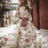 The Best Women's Boho Maxi Dress Floral Summer Beach Party Long Sundress Fashion Ladies Casual Daily Half Sleeve Dress Clothes Online - Hplify