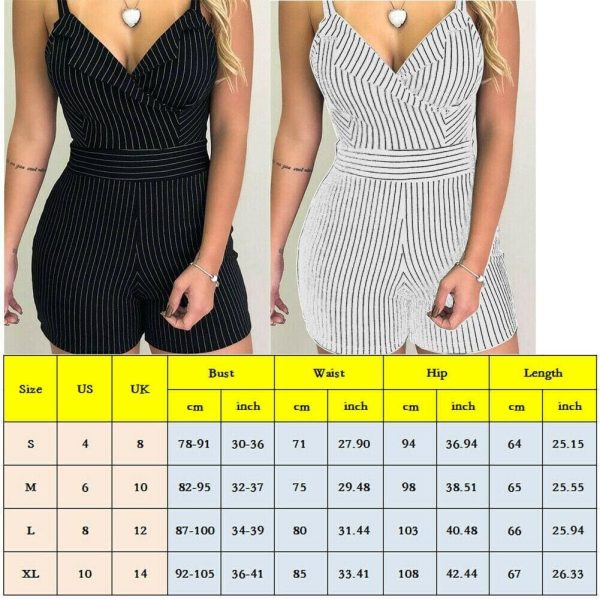 The Best Women's Jumpsuit Sexy Ladies Boho Playsuit Summer Beach Casual Bodycon Online - Hplify