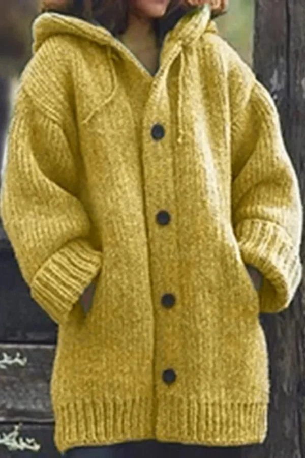 Hooded Plus Size Cardigan Sweater Coats