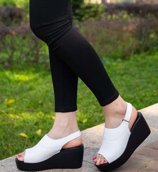 Alternative view of Summer Fish Toes Slingback Wedge Sandals Women Sandals