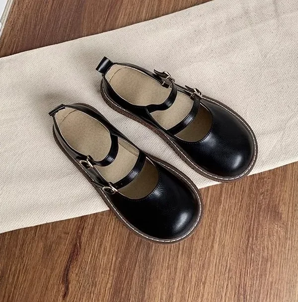 Alternative view of Double Buckle Front Mary Jane Shoes Mary Jane Shoes