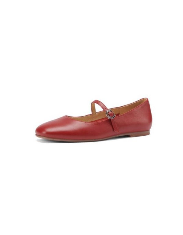 Single Strap Soft Leather Flats Ballet Shoes Flat Shoes