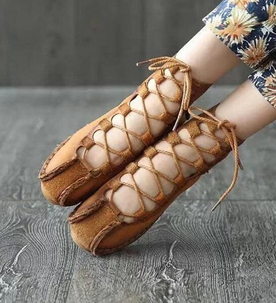 Alternative view of Front Handmade Summer Flat Shoes Flat Shoes