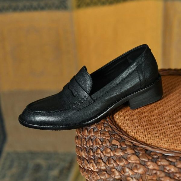 Genuine Leather Handmade Oxford Loafers for Women Loafers