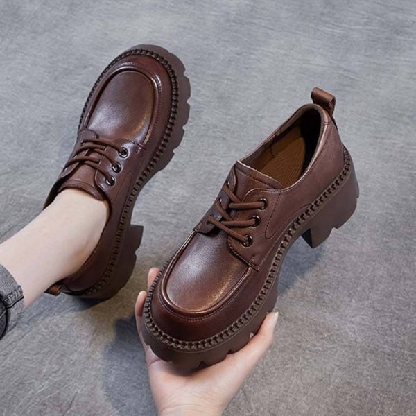 Alternative view of Handmade Chunky Heel Mary Jane Shoes Mary Jane Shoes