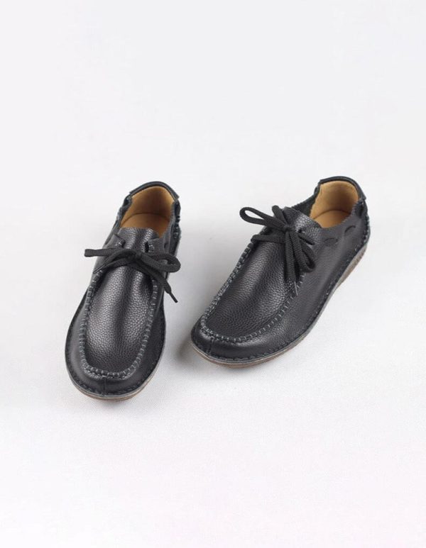 Handmade Soft Leather Retro Loafers for Men Loafers