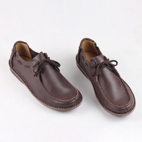 Alternative view of Handmade Soft Leather Retro Loafers for Men Loafers