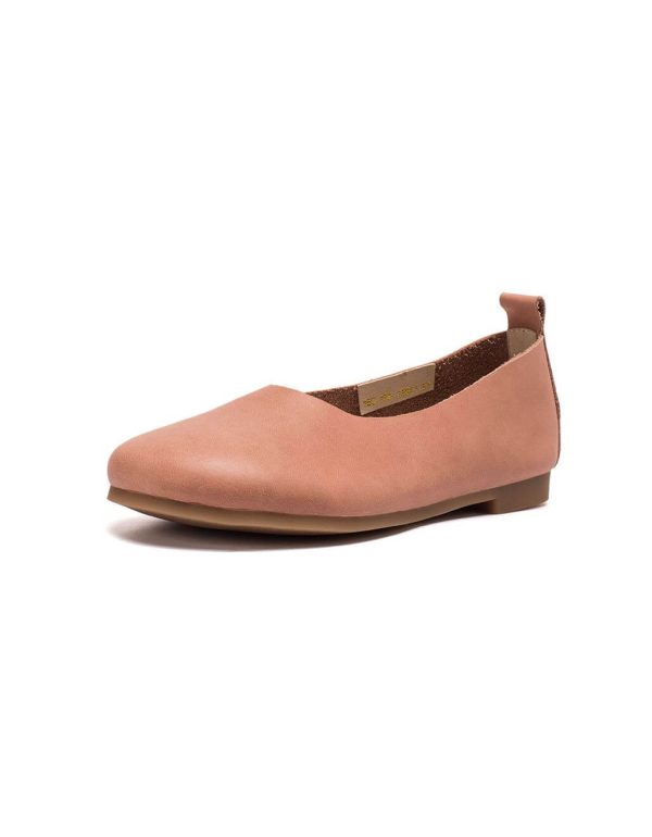 Comfortable Soft Leather Retro Flats for Women Flat Shoes