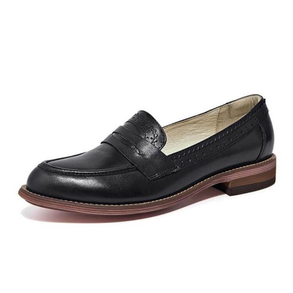 British Style Vintage Oxfords Loafers for Women Loafers