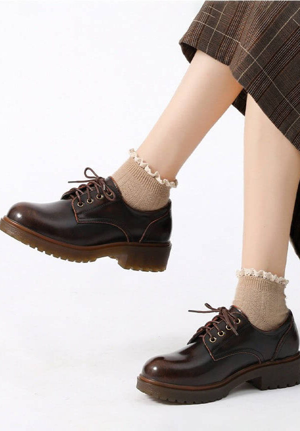 Alternative view of Flower Printed Liner Mary Jane Shoes Mary Jane Shoes