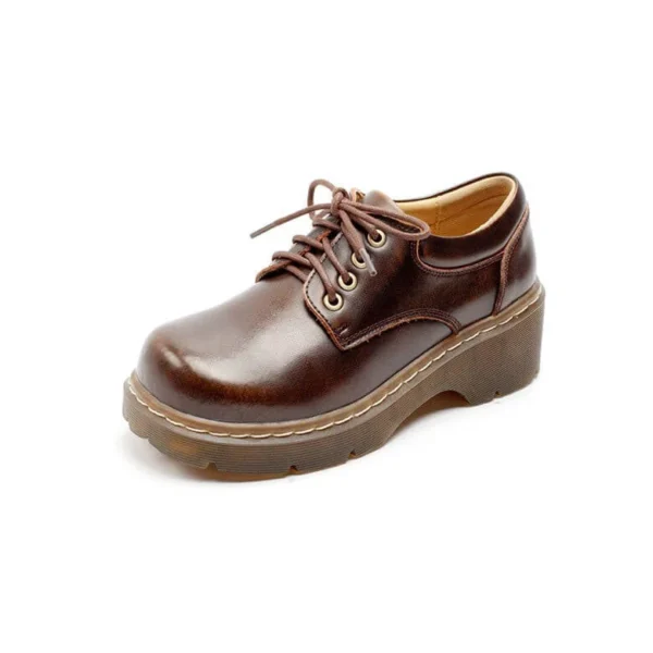 Round Head Platform Mary Jane Shoes Mary Jane Shoes