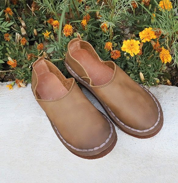 Handmade Soft Leather Comfortable Flat Shoes Loafers Loafers