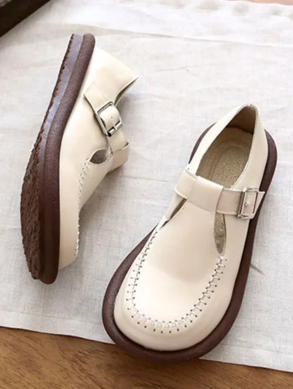 Alternative view of Spring Wide Head Comfortable Loafers Loafers