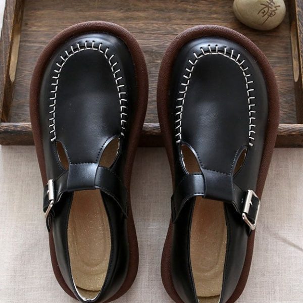 Spring Wide Head Comfortable Loafers Loafers